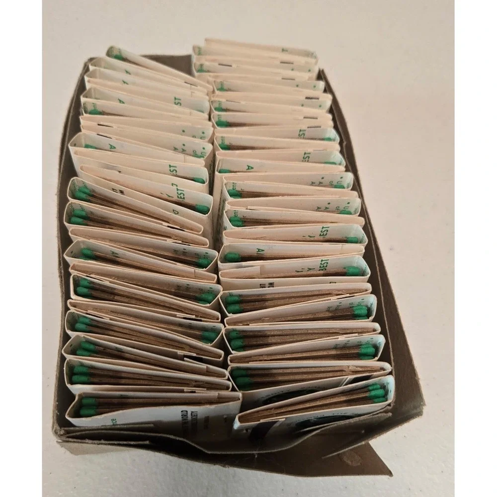 Vintage Woodmen of the World MatMatchbooks lot of 48 Unused WOW‎ Fraternal Order